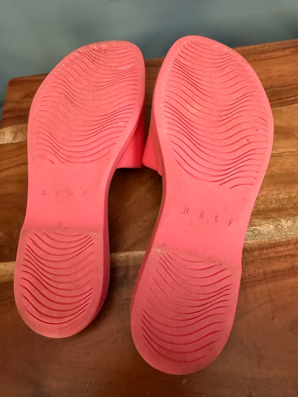 Reef Women's Slide Sandals in Coral - Picture 3 of 3